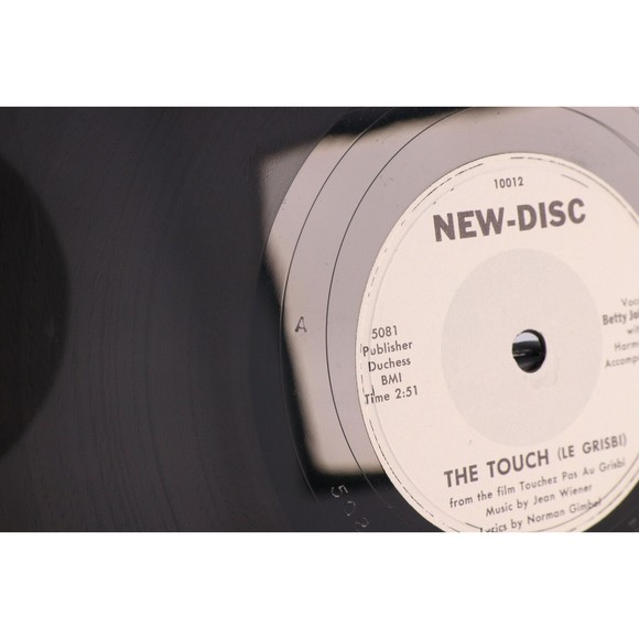 Dave McRae, Sy Oliver, Betty Johnson – The Touch 10" 78rpm Record New-Disc 10012 - Picture 14 of 16